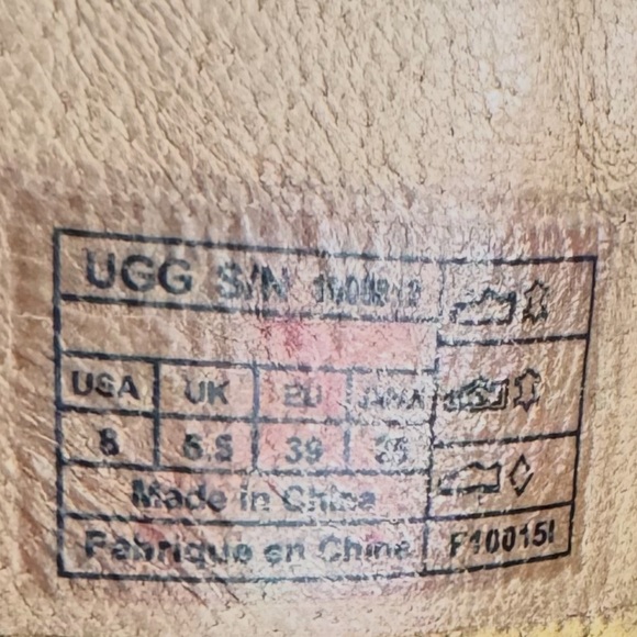 UGG Brown Suede Over the Knee Boots with Fringe - Picture 9 of 9